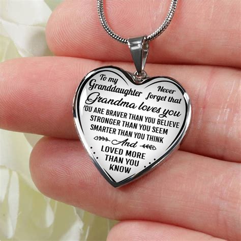 to my granddaughter necklace